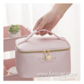 Custom Waterproof Toiletry PU Leather Custom Makeup Bag